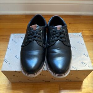Mix No. 6 Oscar Oxford Black Dress Shoes, Size 2M Big Boys